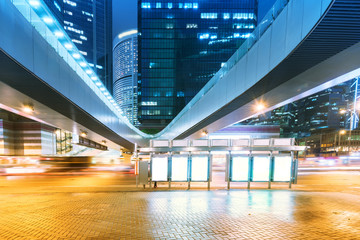 Billboards, bus station