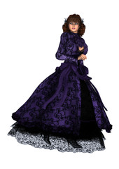 Lady in Purple