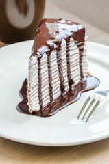 chocolate crepe cake