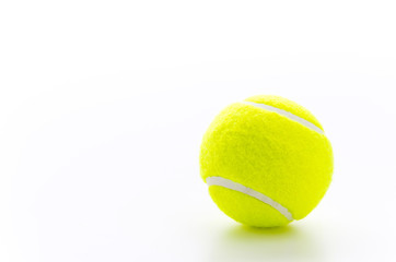Tennis balls isolated on white