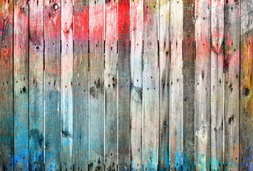 Colorful wood background