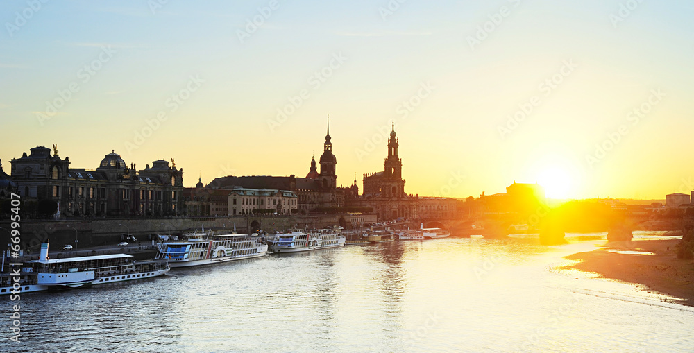 Sticker Dresden panorama