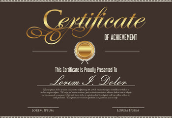 Certificate template