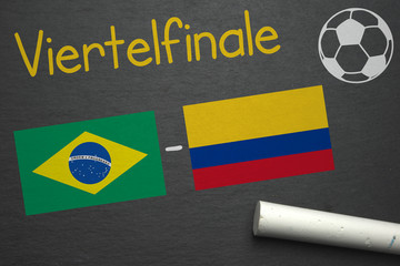 Viertelfinale Brasilien - Kolumbien