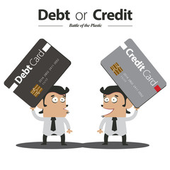 Debt or Credit : Battle of Plastic Card