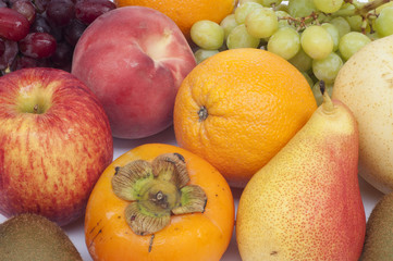 Colorful fresh and ripe fruits.