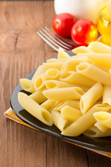 pasta Penne in plate