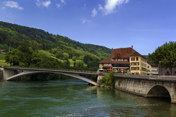 Fototapeta na wymiar Aarburg, Switzerland