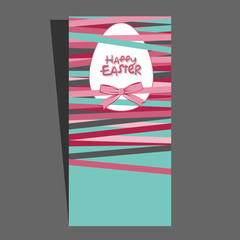 Easter card with egg