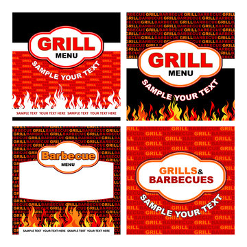 Grill and Barbecue labels