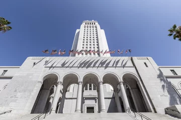 Fotobehang Los Angeles City Hall © trekandphoto