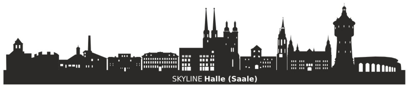 Skyline Halle (Saale) © Instantly