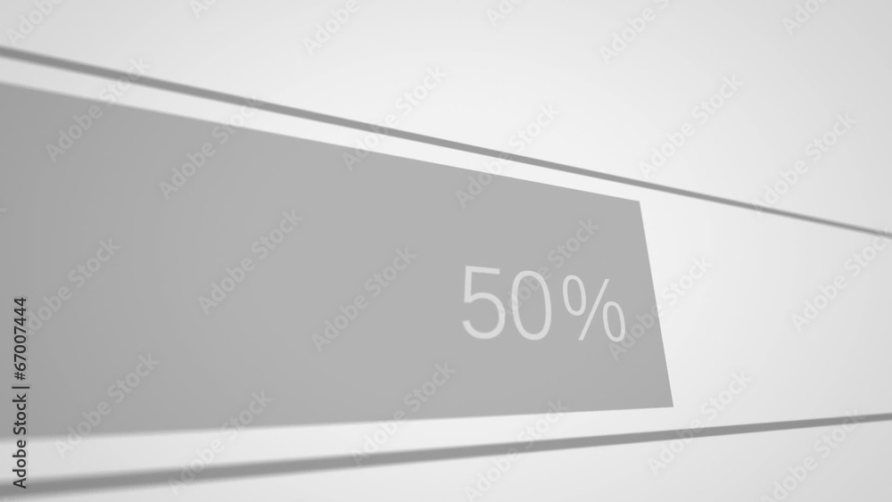 Poster preloaders and progress loading bars.