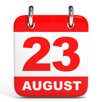 Calendar. 23 August.