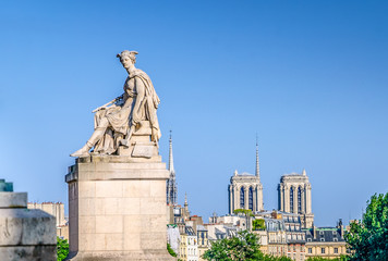 Notre-Dame de Paris depuis le pont du Carrousel