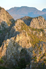 Limestone mountains in Sam Roi Yot National Park, Thailand