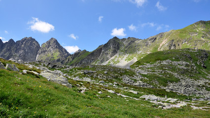 Fototapeta na wymiar Mountain High Tatras, Slovakia, Europe