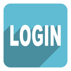 login flat icon