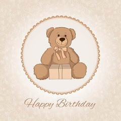 Postcard 2 Teddy Bear