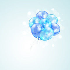 Blue balloons