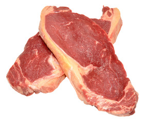 Raw Sirloin Steaks