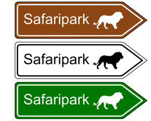 Wegweiser Safaripark