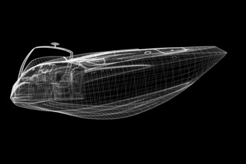 speedboat, Speeding Powerboat