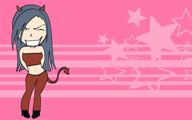 sexy devil cartoon background