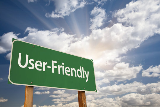 User-Friendly Green Road Sign