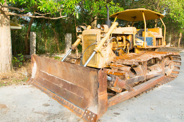 Fototapeta premium excavator in action