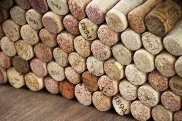 Assorted wine corks