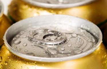 Metal beer can, unopened