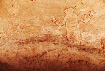 Fototapeta premium Rock paintings of Tassili N'Ajjer, Algeria