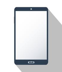 Smartphone isolated on white