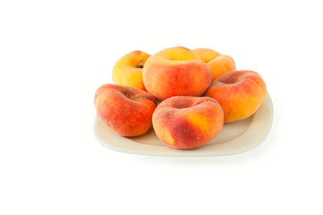 6 Flat peaches