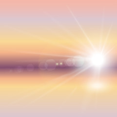 Obraz premium wschód słońca wektor