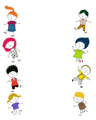 Fototapeta premium Group of children