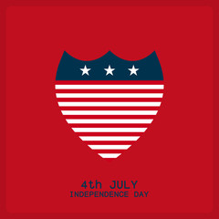 abstract independence day background with special objects