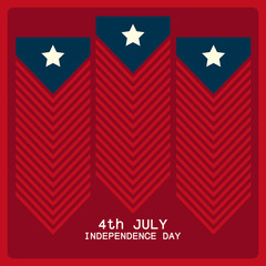 abstract independence day background with special objects