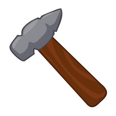 hammer isolated illustration
