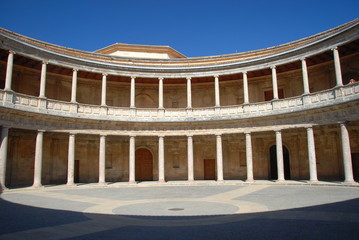 Fototapeta premium Carlos V Palace, Alhambra de Granada, Spain