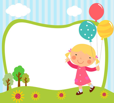 girl and balloon