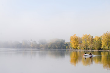 Boating Into The Fog