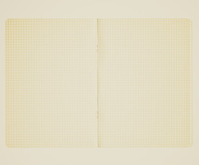 Retro look Blank page