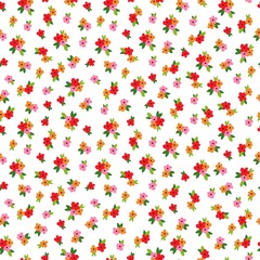 cute flowers seamless pattern