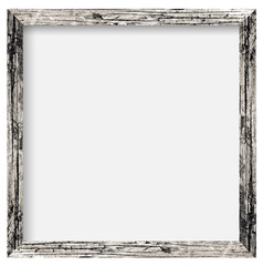 natural square size wooden photo frame