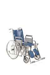 Fototapeta na wymiar Studio shot of a medical wheelchair