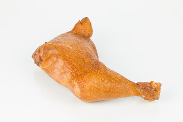 Smoked chicken leg.
