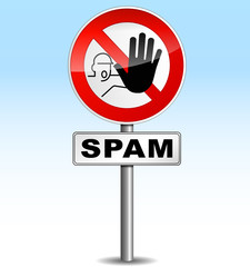 Vector no spam icon