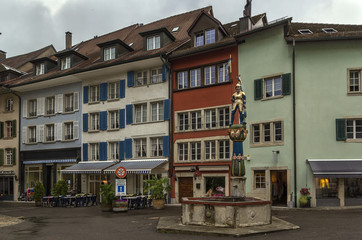 Square in Lenzburg, Switzerland